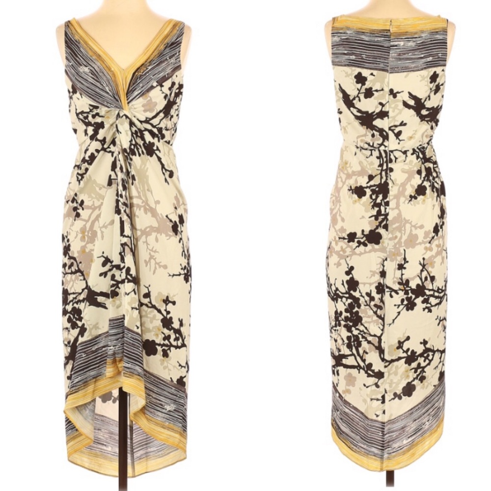 Suzi Chin for Maggy Boutique Floral Midi Dress